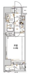 門前仲町駅 徒歩6分 8階の物件間取画像